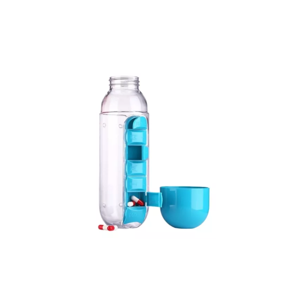 Botella Pastillero 600 ml Drevon® – Organización y Portabilidad